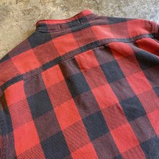 画像10: 【Wiz&Witch】"WANDERER" NO COLLAR ZIP UP FLANNEL SHIRT / OS (10)