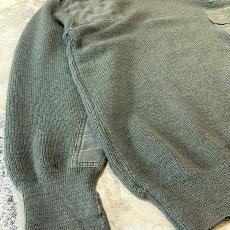 画像5: MILITARY PATCHED DESIGN COMMAND KNIT SWEATER / Mens XL (5)