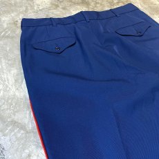 画像9: SIDE RED LINE STRAIGHT SILHOUETTE SLACKS / W33 (9)