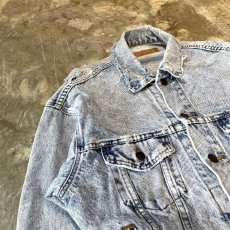 画像3: 【LEVI'S】CRASH DAMAGE DENIM JACKET / Mens S(L) (3)