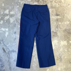 画像2: SIDE RED LINE STRAIGHT SILHOUETTE SLACKS / W33 (2)