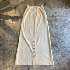 画像1: FRONT DOWN BUTTON DESIGN SLIT LONG SKIRT / W25~W30 (1)