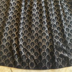 画像5: OLD DESIGN ALL OVER PATTERN VELVET SKIRT / W28 (5)