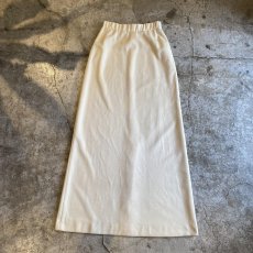 画像2: FRONT DOWN BUTTON DESIGN SLIT LONG SKIRT / W25~W30 (2)