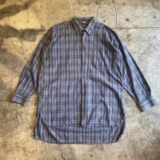 画像1: GRANDPA CHECK DESIGN LONG L/S SHIRT / Ladies XL (1)