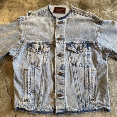 画像8: 【Wiz&Witch】"WANDERER" NO COLLAR ZIP UP DENIM JACKET / OS (8)