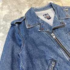 画像3: "HARLEY DAVIDSON" DOUBLE RIDERS DENIM JACKET / Mens XL / MADE IN USA (3)