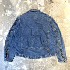 画像2: "HARLEY DAVIDSON" DOUBLE RIDERS DENIM JACKET / Mens XL / MADE IN USA (2)