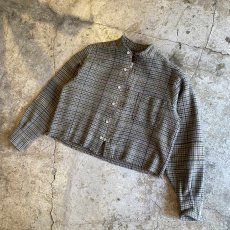 画像4: 【Wiz&Witch】"WANDERER" NO COLLAR ZIP UP FLANNEL SHIRT / OS (4)