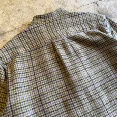 画像10: 【Wiz&Witch】"WANDERER" NO COLLAR ZIP UP FLANNEL SHIRT / OS (10)