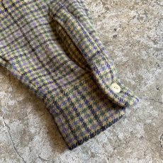 画像11: 【Wiz&Witch】"WANDERER" NO COLLAR ZIP UP FLANNEL SHIRT / OS (11)