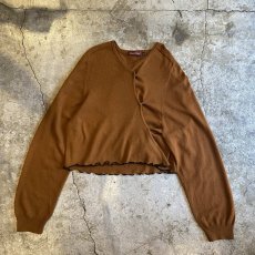 画像1: 【Wiz&Witch】"WEIRD" HOOK UP DEFORMATION CARDIGAN / OS (1)