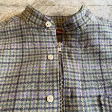 画像5: 【Wiz&Witch】"WANDERER" NO COLLAR ZIP UP FLANNEL SHIRT / OS (5)