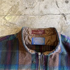 画像9: 【Wiz&Witch】"WANDERER" NO COLLAR ZIP UP FLANNEL SHIRT / OS (9)