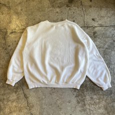 画像2: EURO VINTAGE FRONT FLOCKY DESIGN L/S SWEAT / Ladies L (2)