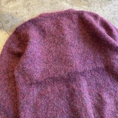 画像9: PURPLE COLOR DESIGN KNIT CARDIGAN / Ladies M (9)