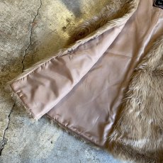 画像7: BEIGE COLOR FAUX FUR DESIGN VEST / Ladies M (7)