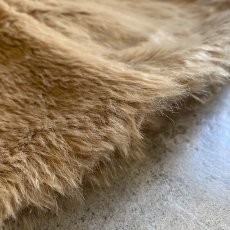 画像10: BEIGE COLOR FAUX FUR DESIGN VEST / Ladies M (10)