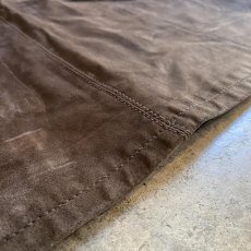 画像10: 【EDDIE BAUER】SUEDE LEATHER BROWN COLOR BACK SLIT SKIRT / W31 (10)