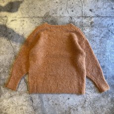 画像2: ORANGE COLOR DESIGN KNIT SWEATER / Ladies L (2)