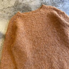 画像3: ORANGE COLOR DESIGN KNIT SWEATER / Ladies L (3)