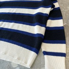 画像6: 【GAP】MULTI BORDER PATTERN COTTON KNIT SWEATER / Mens L (6)