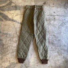 画像2: MILITARY QUILTING LINER DESIGN PANTS / ~W31 (2)