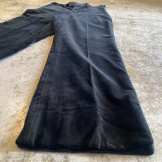 画像4: 【PAUL SMITH】BLACK COLOR VELVET SLACKS PANTS / W29 (4)