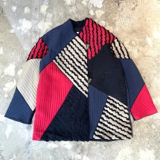 画像1: VARIOUS MATERIAL PATCHWORK JACKET / Mens M(L) (1)