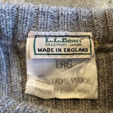 画像11: 【L.L.BEAN】MILITARY SHOULDER ELBOW PATCH DESIGN SWEATER / Ladies M / MADE IN ENGLAND (11)