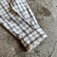 画像6: GRAPHIC CHECK PATTERN OVER DESIGN COTTON  L/S SHIRT / Ladies L(M)  (6)