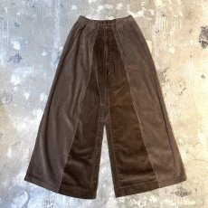 画像1: 【Wiz&Witch】"UNITED" TWO FACE CORDUROY VELOUR PANTS / OS (1)