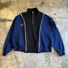 画像1: 【Wiz&Witch】"UNITED" SPORTY PIPING HALF ZIP SWEAT / OS (1)