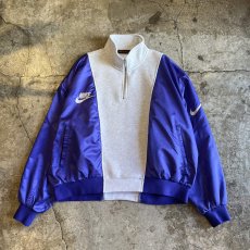 画像1: 【Wiz&Witch】"UNITED" SPORTY PIPING HALF ZIP SWEAT / OS (1)