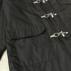 画像5: BLACK COLOR HI-NECK FIREMAN JACKET / Mens XL (5)