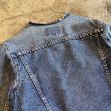 画像8: 【Wiz&Witch】"WANDERER" NO COLLAR ZIP UP DENIM JACKET / OS (8)