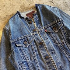 画像3: 【Wiz&Witch】"WANDERER" NO COLLAR ZIP UP DENIM JACKET / OS (3)