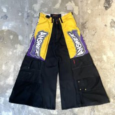 画像1: 【Wiz&Witch】"UNITED" TWO FACE WIDE MOTO-X PANTS / OS (1)