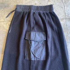 画像6: DOUBLE POCKET DESIGN RIB KNIT SKIRT / FREE~W30 (6)