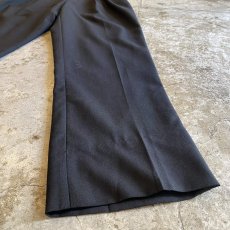 画像6: BLACK COLOR SIDE LINE DESIGN WAIST ADJUSTMENT PANTS / W27~W34 (6)