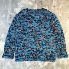 画像1: MIX COLOR KNIT SWEATER / Mens L (1)