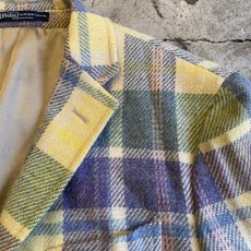 画像9: 【POLO RALPH LAUREN】COLOR CHECK PATTERN DESIGN TAILORED JACKET / Ladies L  (9)