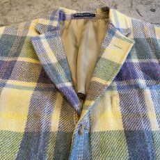 画像4: 【POLO RALPH LAUREN】COLOR CHECK PATTERN DESIGN TAILORED JACKET / Ladies L  (4)