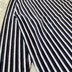 画像5: STRIPE PATTERN TURTLE NECK VELOUR L/S TOPS / Mens XL (5)