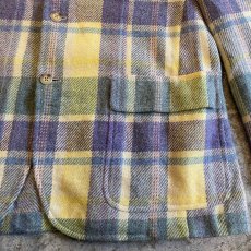 画像6: 【POLO RALPH LAUREN】COLOR CHECK PATTERN DESIGN TAILORED JACKET / Ladies L  (6)