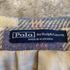 画像12: 【POLO RALPH LAUREN】COLOR CHECK PATTERN DESIGN TAILORED JACKET / Ladies L  (12)