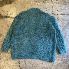 画像2: COLOR DESIGN MIX GLITTER MOHAIR KNIT CARDIGAN / Ladies L (2)