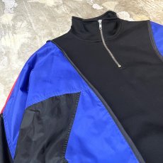 画像3: 【Wiz&Witch】"UNITED" SPORTY PIPING HALF ZIP SWEAT / OS (3)