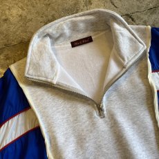 画像7: 【Wiz&Witch】"UNITED" SPORTY PIPING HALF ZIP SWEAT / OS (7)