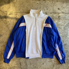 画像1: 【Wiz&Witch】"UNITED" SPORTY PIPING HALF ZIP SWEAT / OS (1)